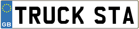 Truck License Plate